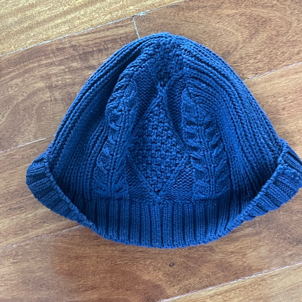 Baby GAP Hat Toddler Boys 2/3 Years Knit Navy Blue Hat Beanie Sz S\M